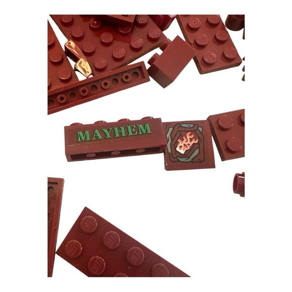 Lego Dark Red Bulk Lot rare scares pieces - Picture 8 of 12